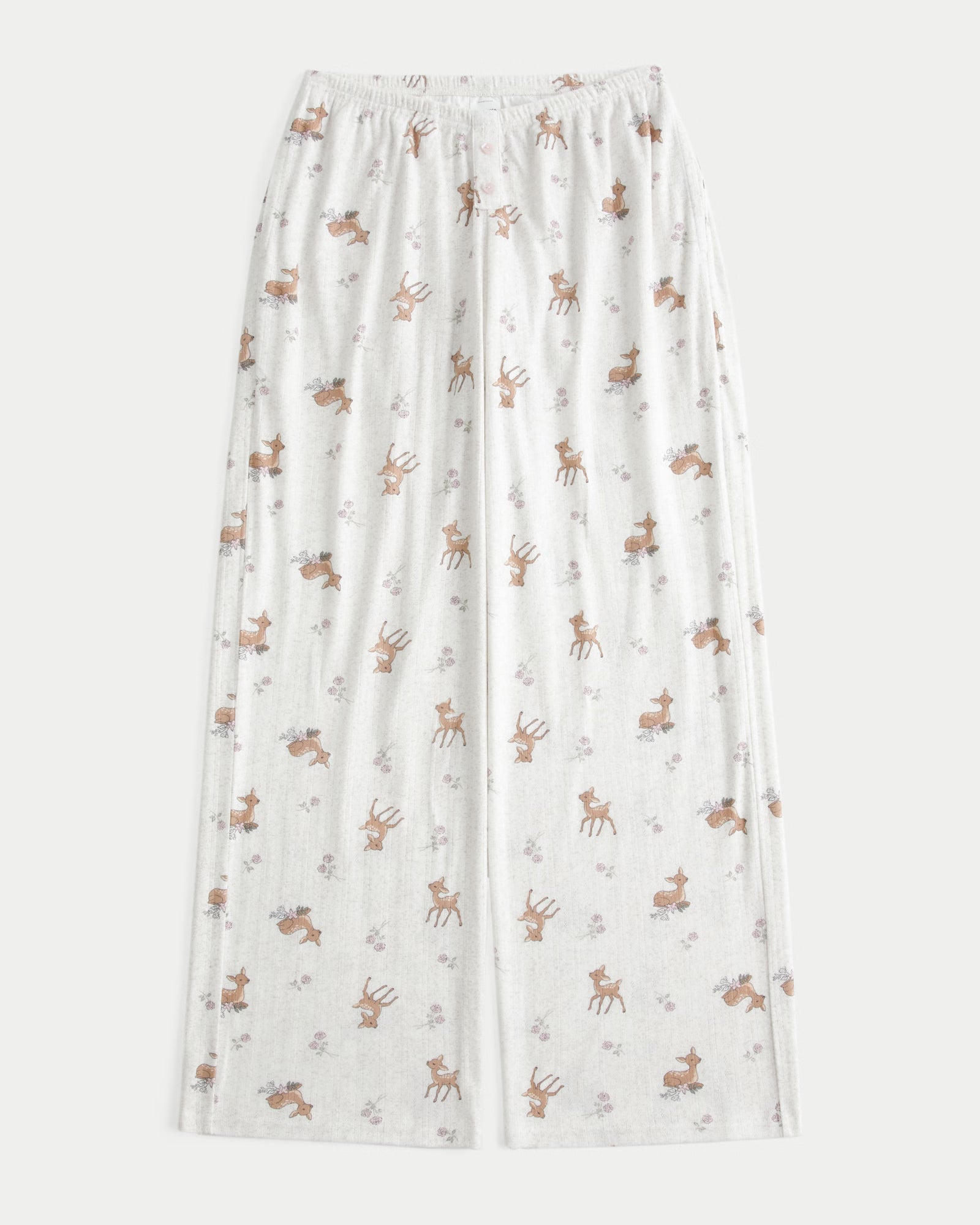 Hollister - Cozy Pointelle Wide-Leg Boxer Pants