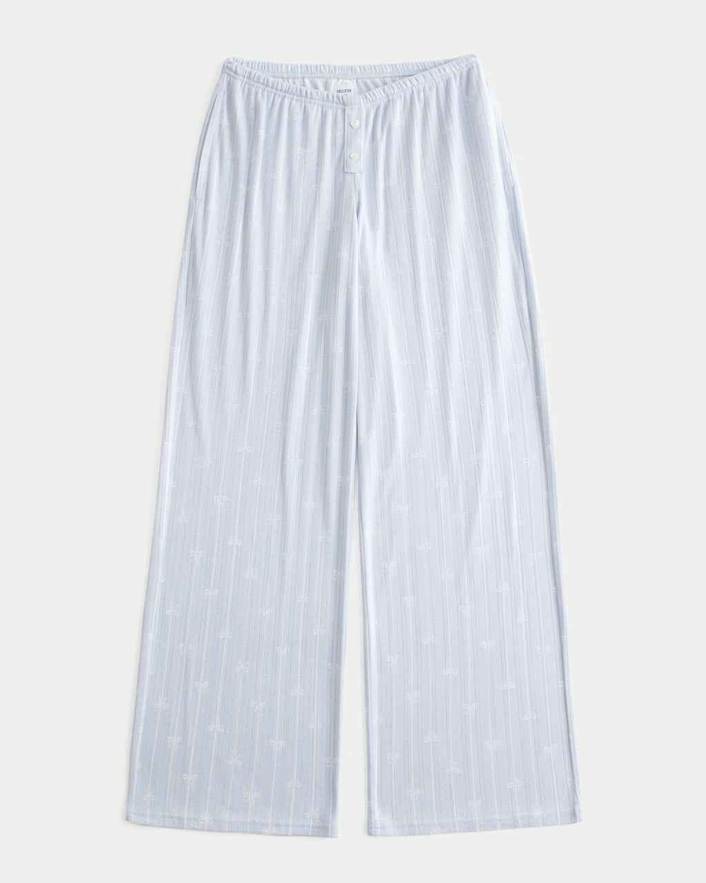 Hollister - Cozy Pointelle Wide-Leg Boxer Pants