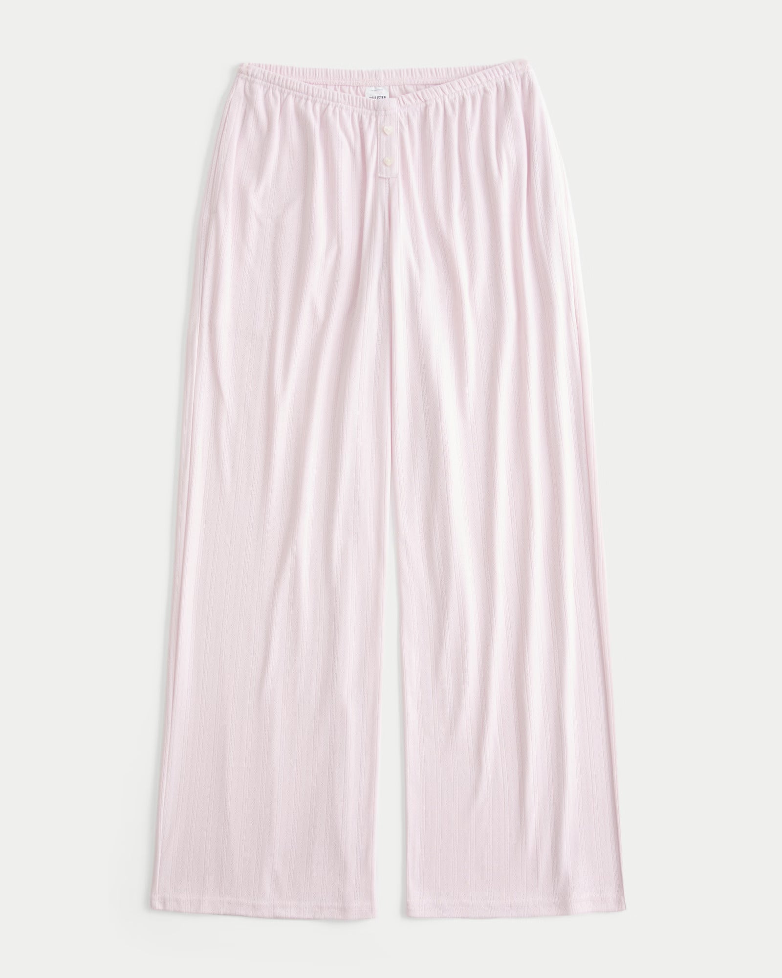 Hollister - Cozy Pointelle Wide-Leg Boxer Pants
