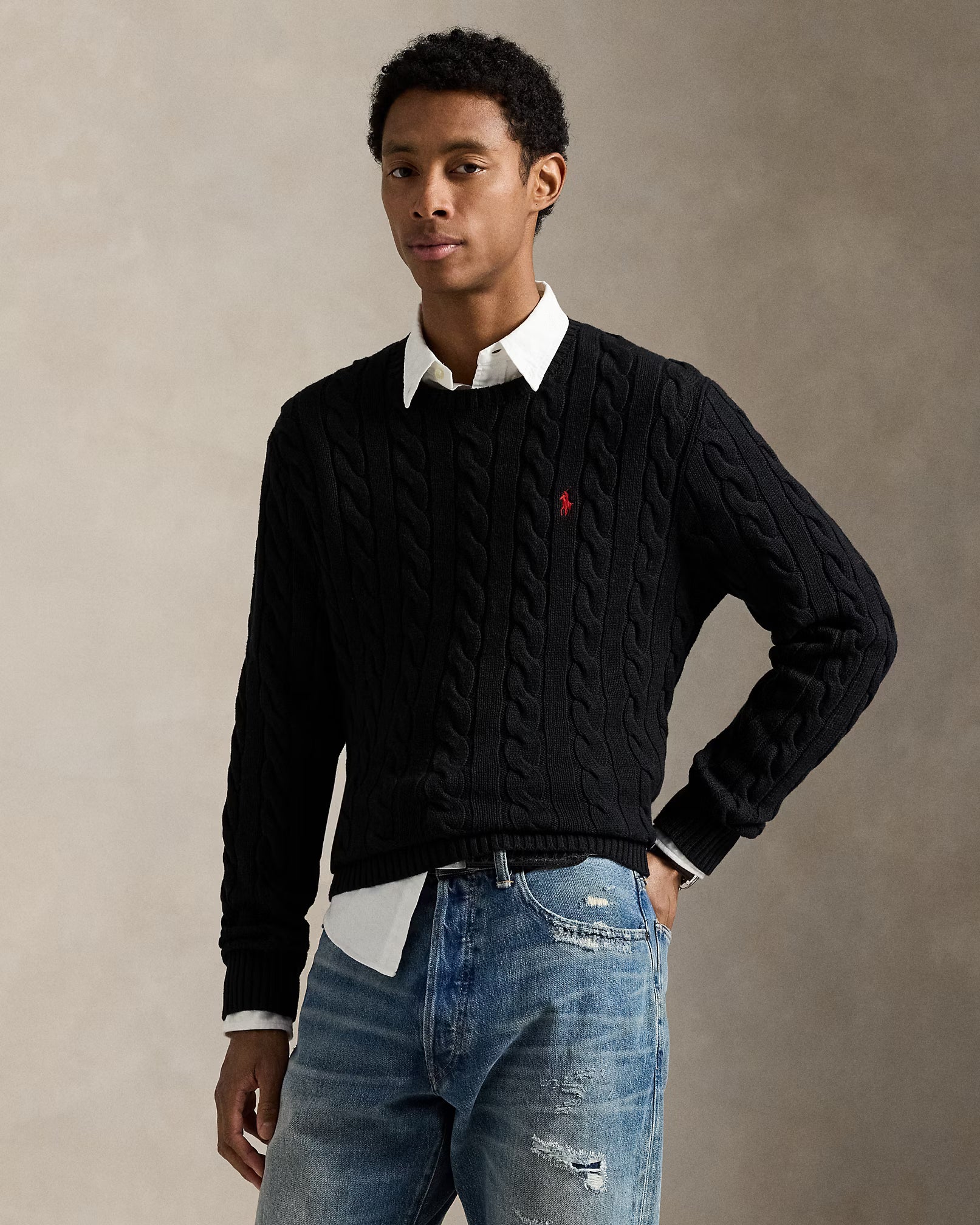 Polo Ralph Lauren - Cable-Knit Cotton Sweater