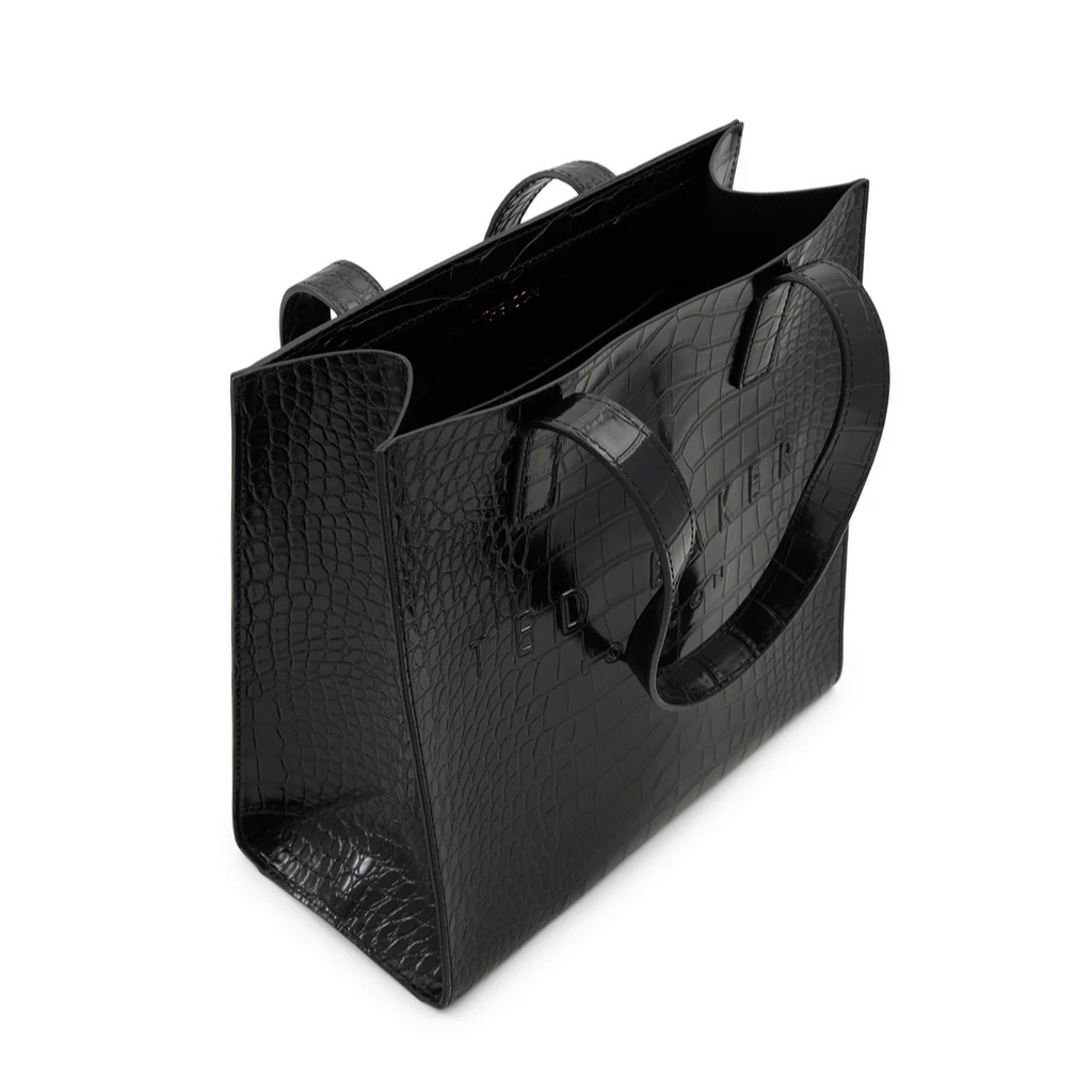 Ted Baker - Croc Texture Small Icon Tote Bag