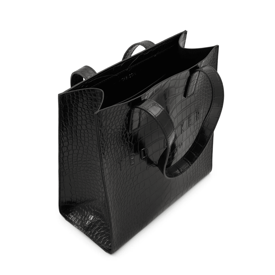 Ted Baker - Croc Texture Small Icon Tote Bag - Brandatak Store