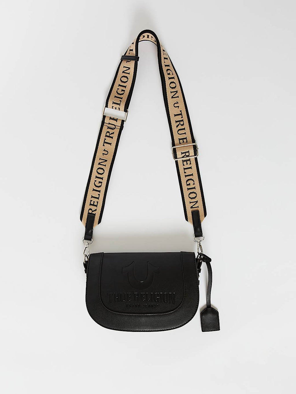 True Religion - STITCHED HORSESHOE FLAP CROSSBODY BAG