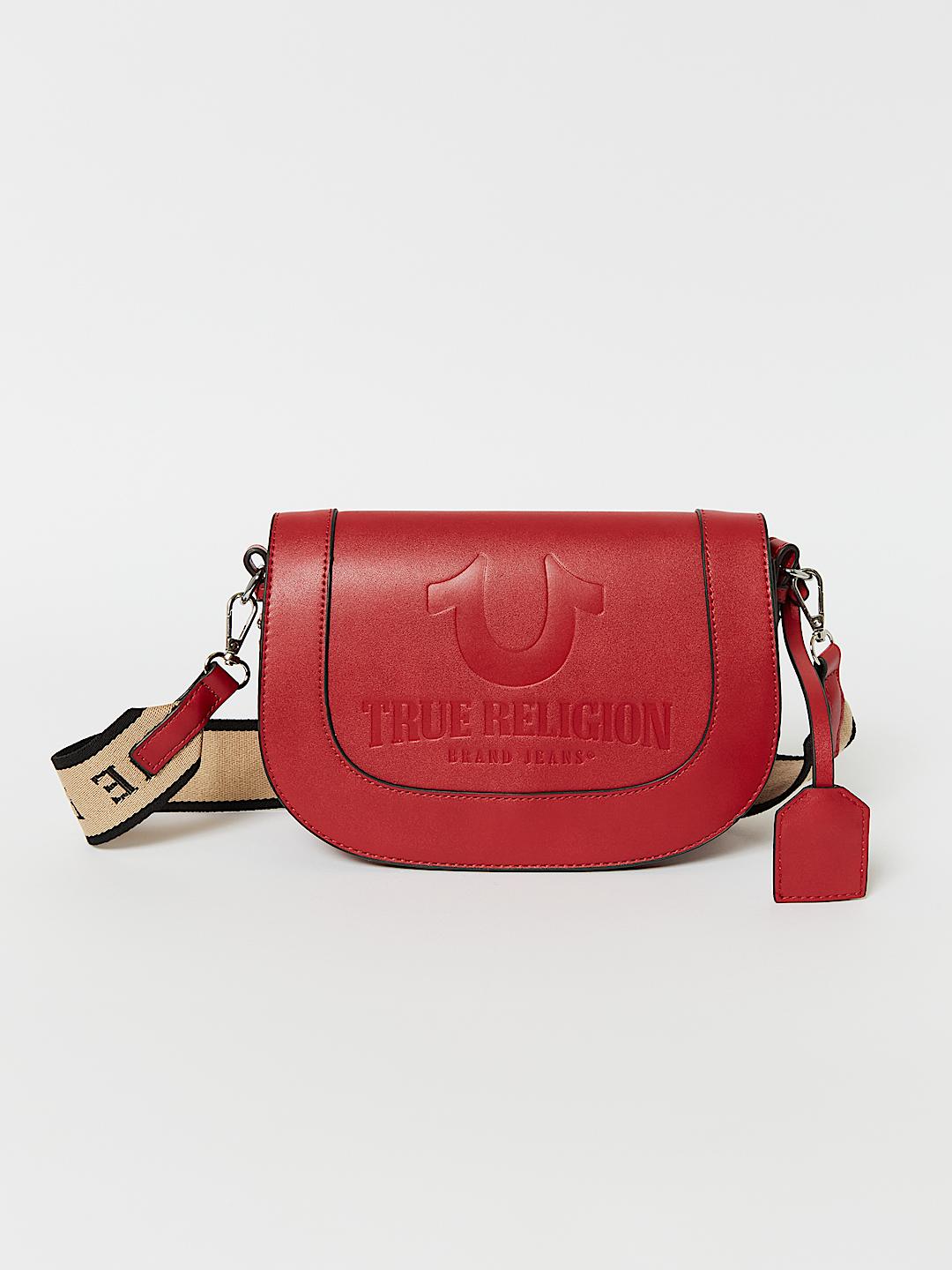 True Religion - STITCHED HORSESHOE FLAP CROSSBODY BAG