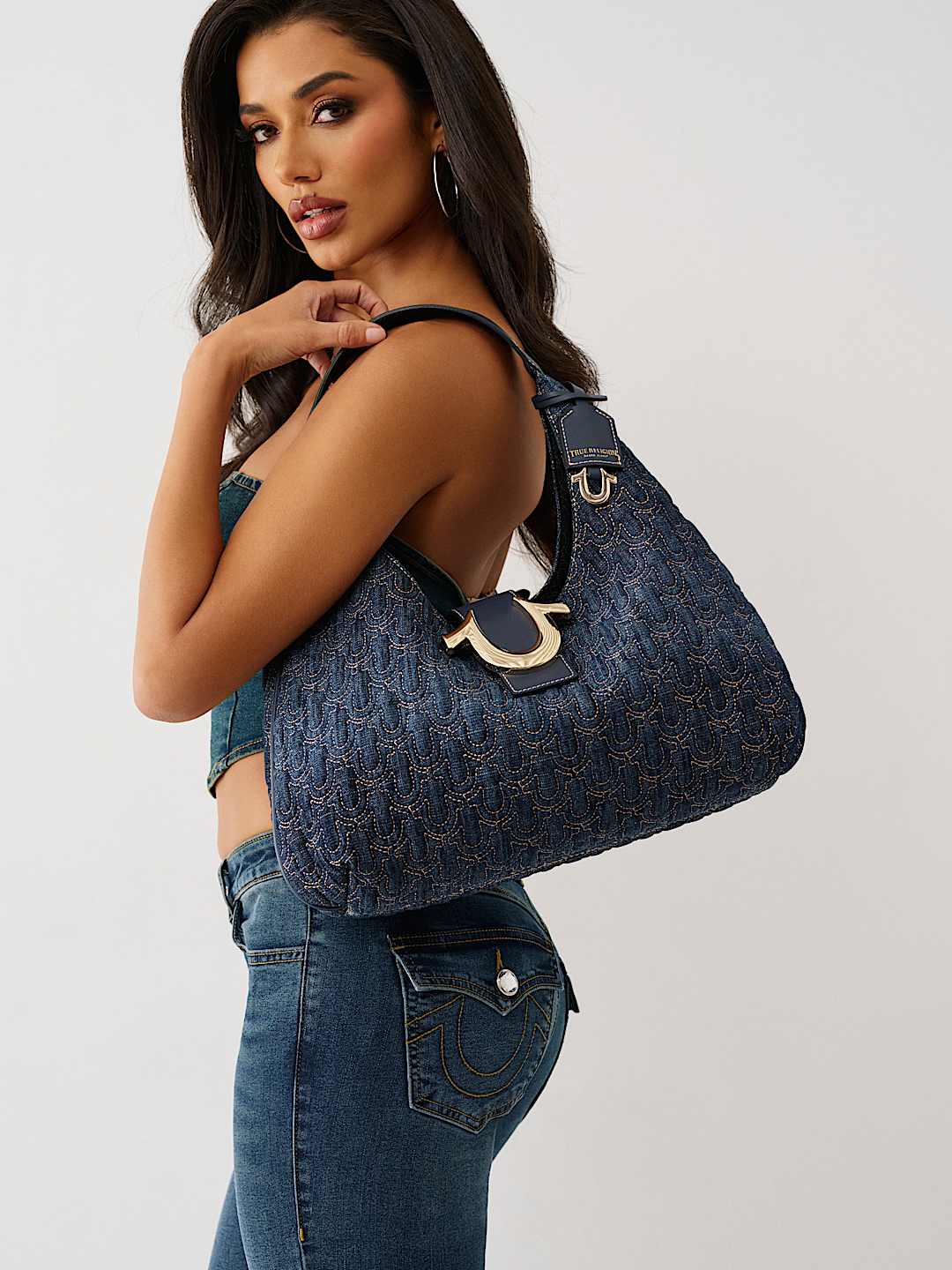True Religion - Quilted Hobo Bag