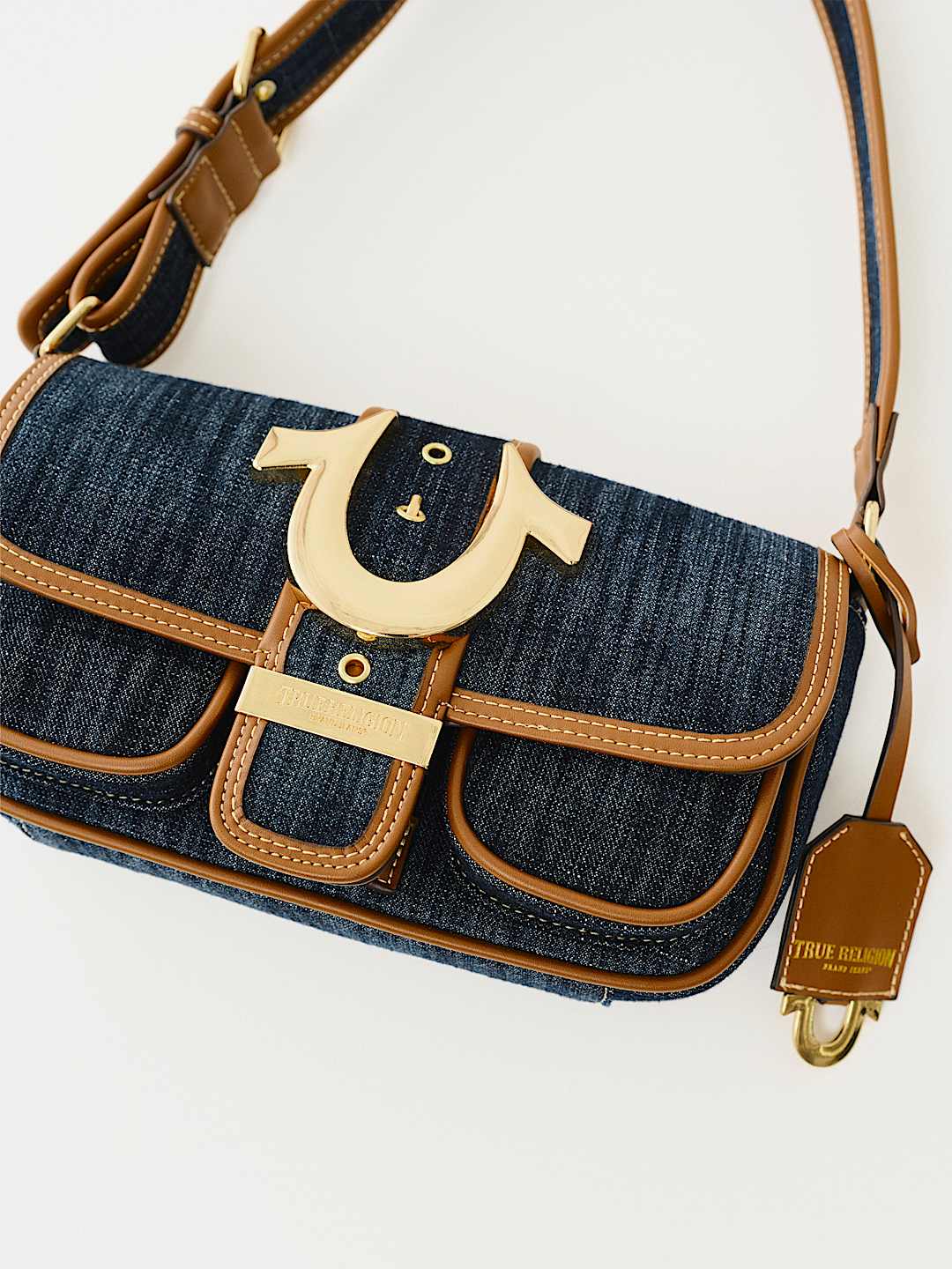 True Religion - DOUBLE POCKET SHOULDER BAG