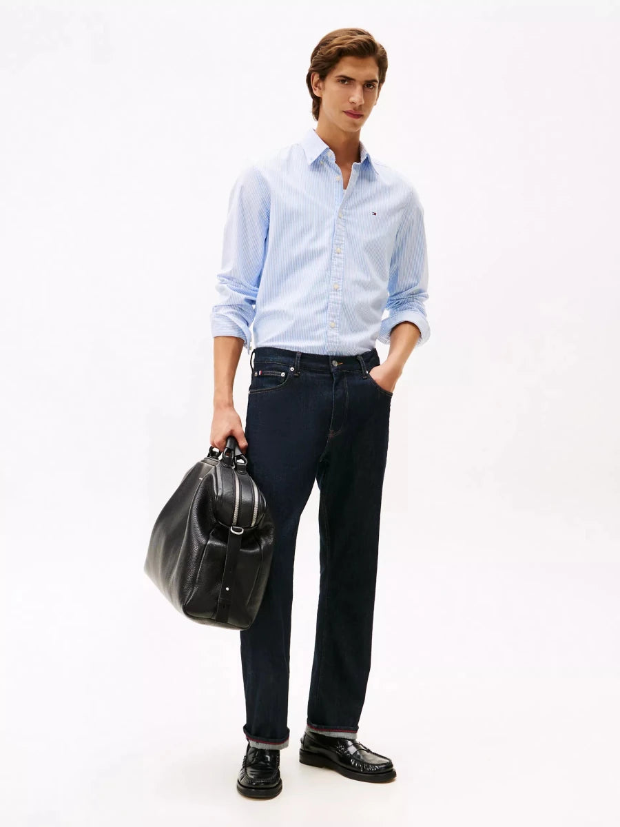 Tommy Hilfiger - Regular Fit Stripe Stretch Oxford Shirt - Brandatak Store