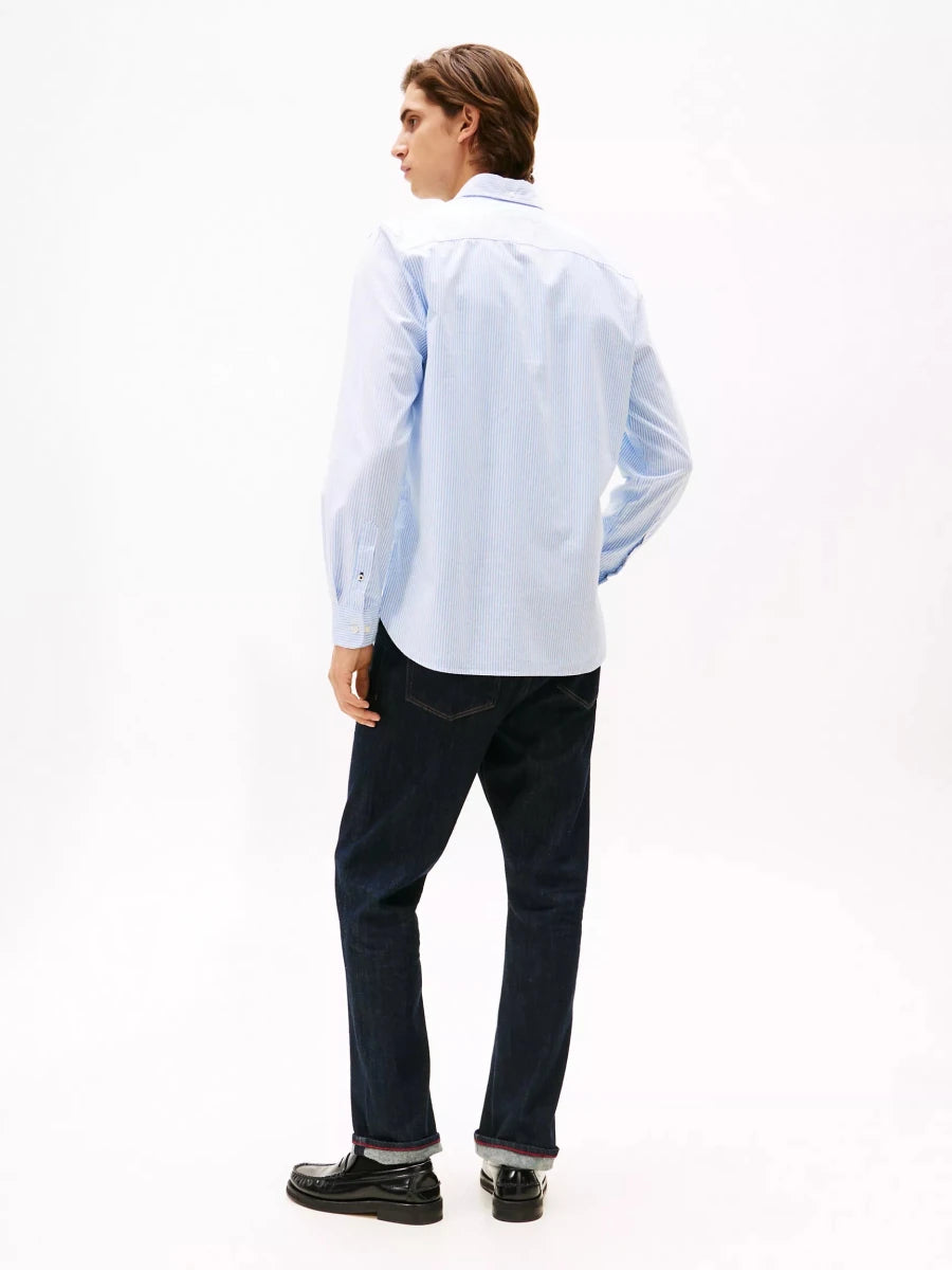 Tommy Hilfiger - Regular Fit Stripe Stretch Oxford Shirt - Brandatak Store