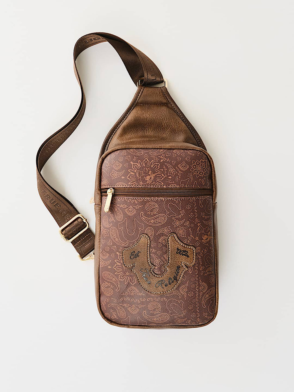 True Religion - PAISLEY HORSESHOE SLING BAG