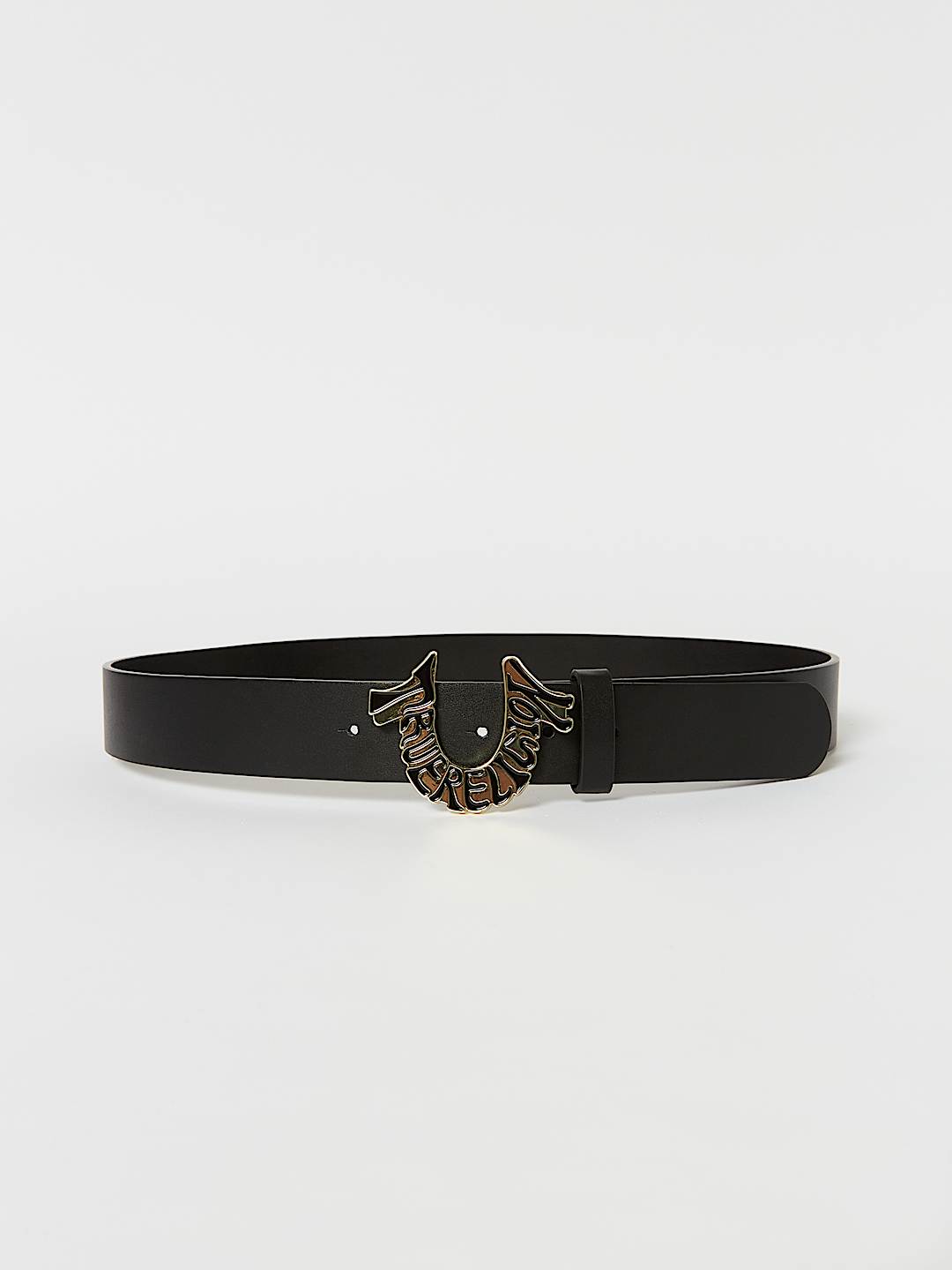 True Religion - TRUE RELIGION HORSESHOE BUCKLE BELT