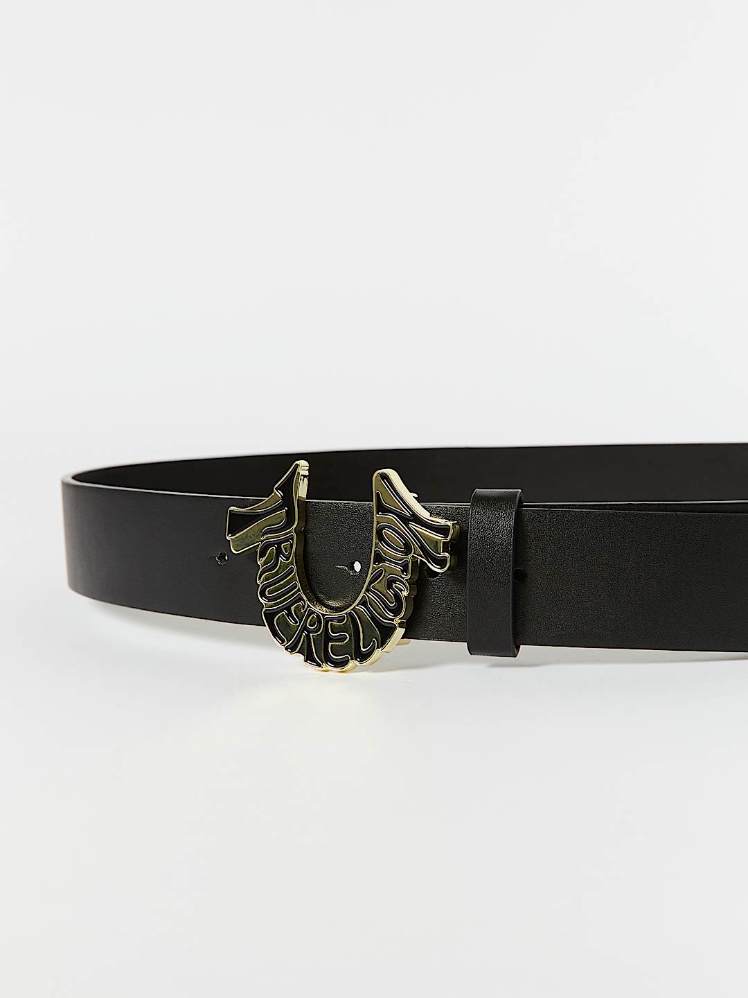 True Religion - TRUE RELIGION HORSESHOE BUCKLE BELT