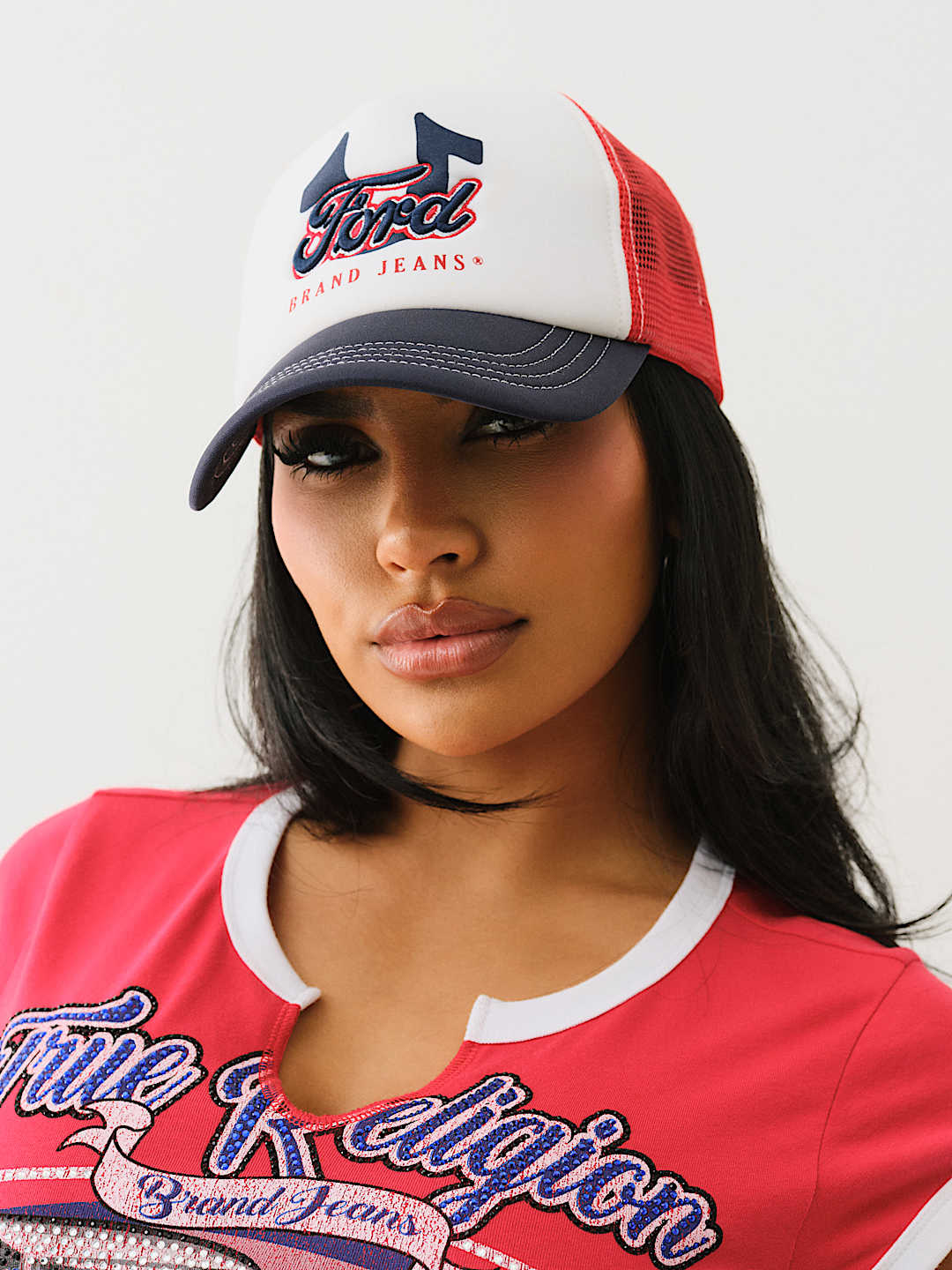 True Religion - TRUE RELIGION X FORD TRUCKER HAT