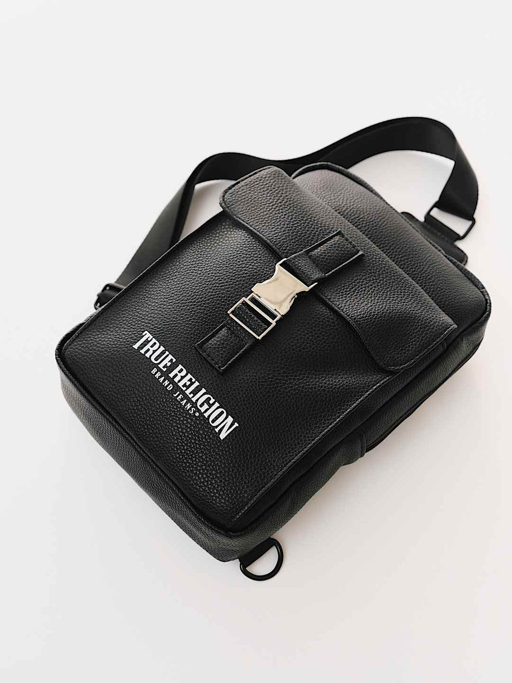 True Religion - METAL CLASP LOGO SLING BAG