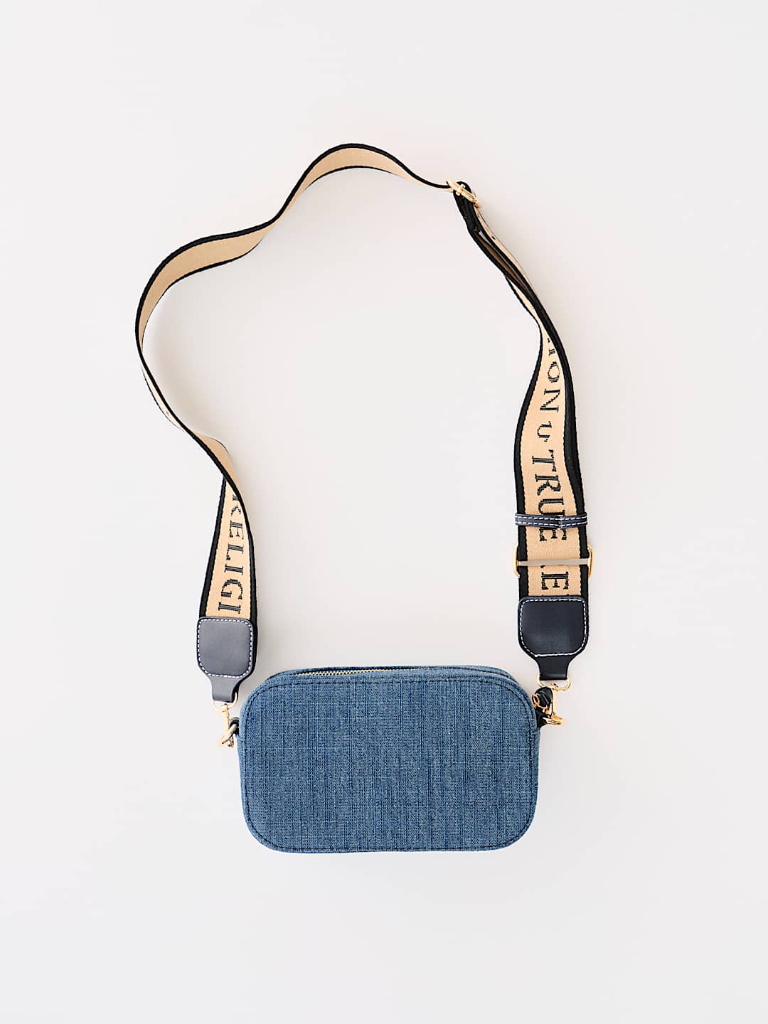 True Religion - DENIM HORSESHOE CAMERA BAG