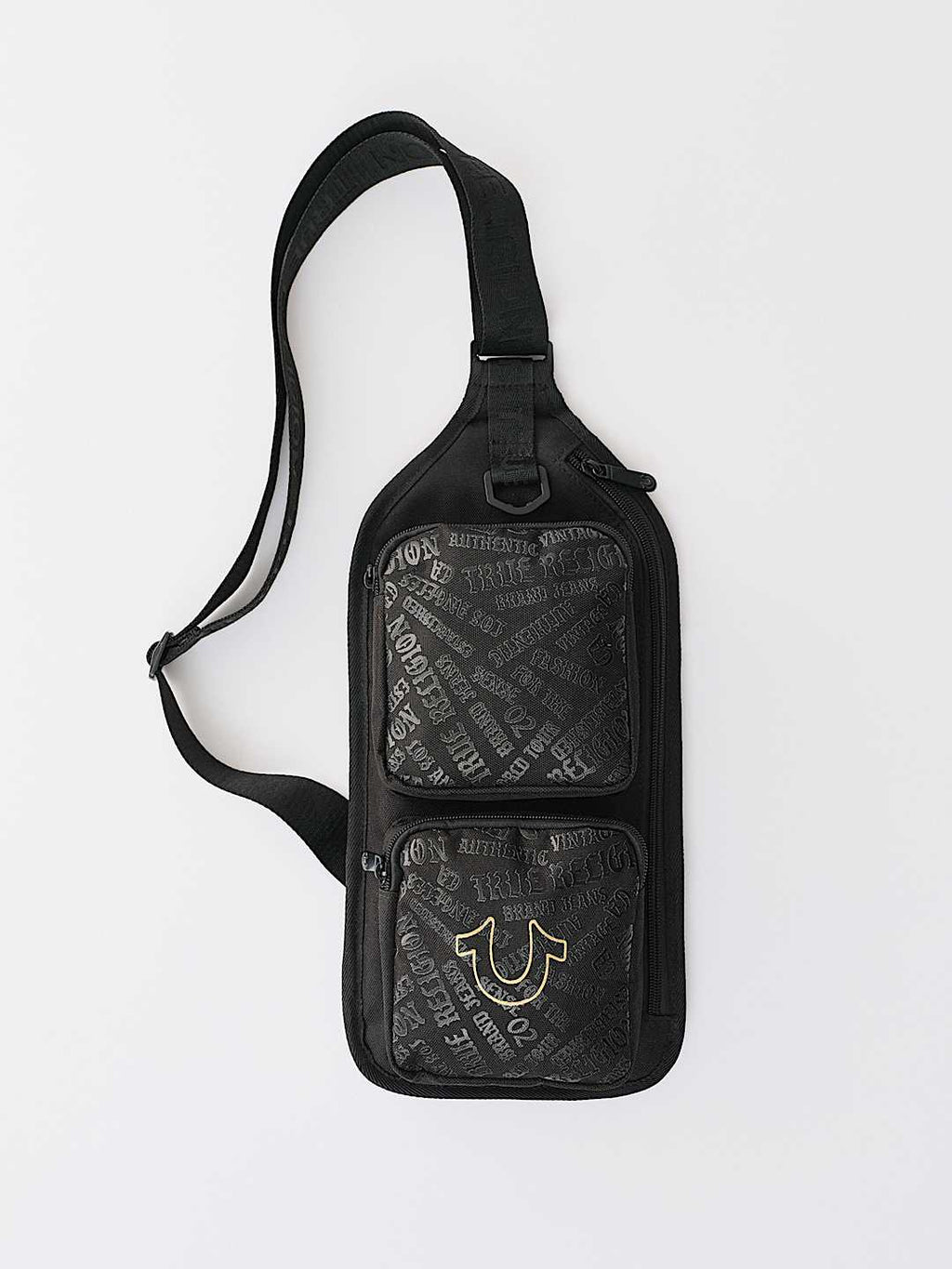 True Religion - MONOGRAM LOGO SLING BAG