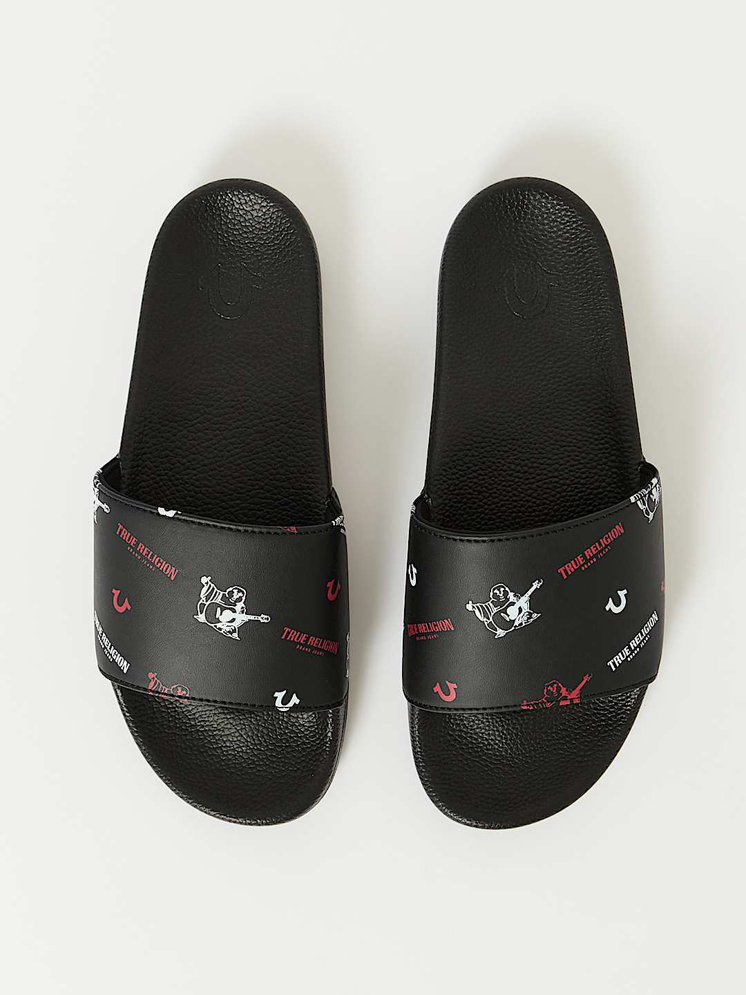 True Religion - Monogram Print Slides