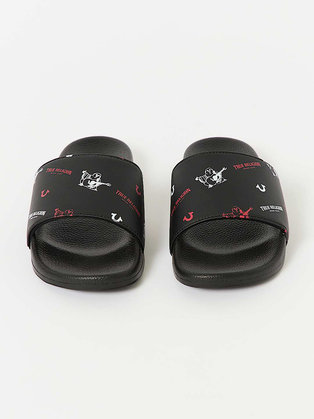 True Religion - Monogram Print Slides