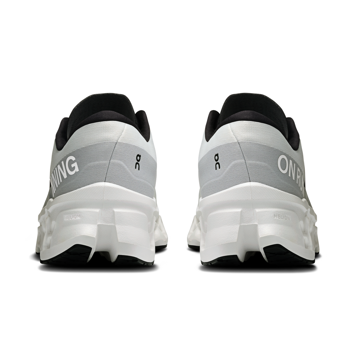On Cloudmonster 3 – White | White – view 5