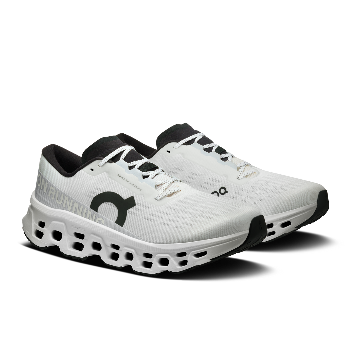 On Cloudmonster 3 – White | White – view 6
