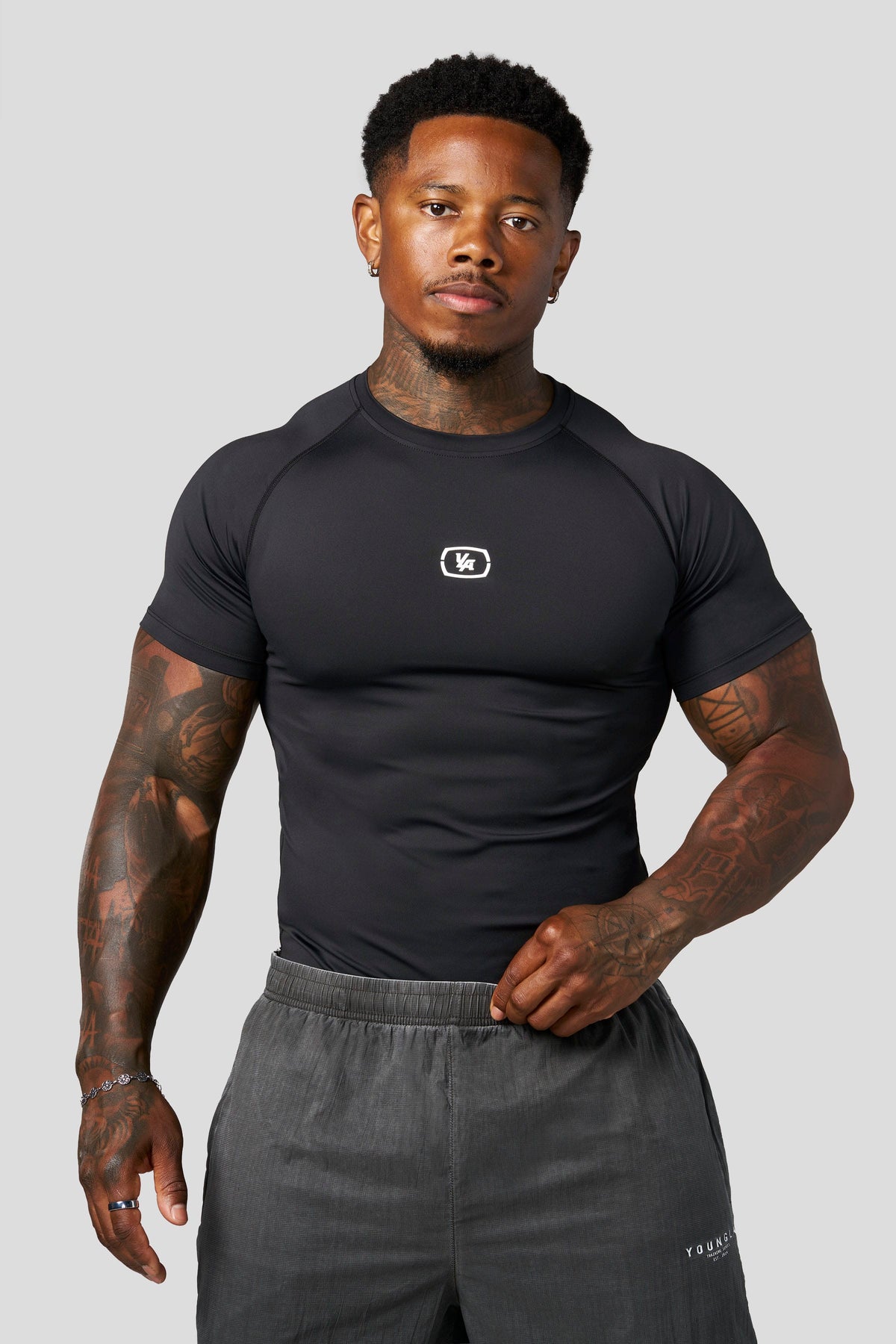 4046 - Form Compression Tees — Black