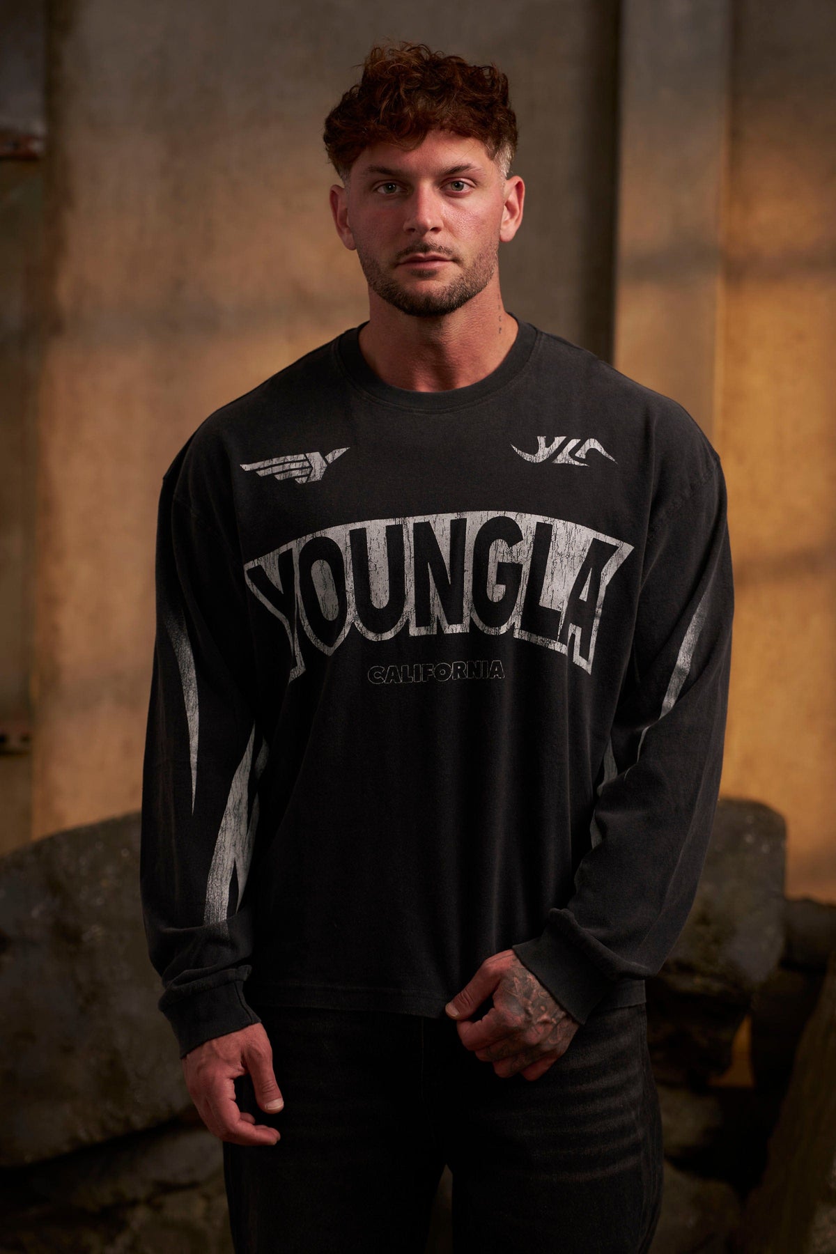 8079 - Moto Longsleeves — Black Wash
