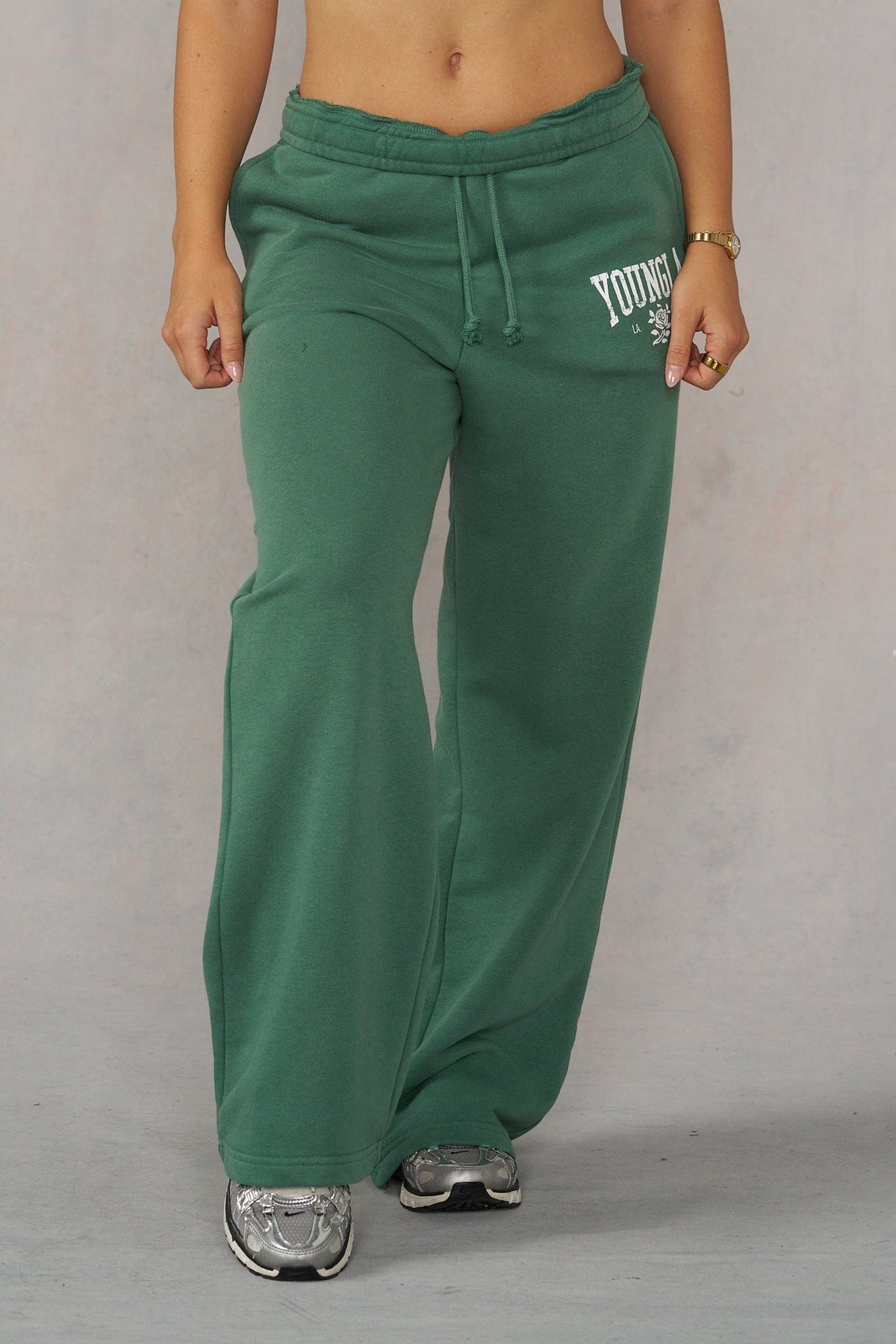 W2213 - OTG Straight Leg Joggers — Green