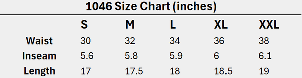YoungLA 1046 Arc Collection size chart